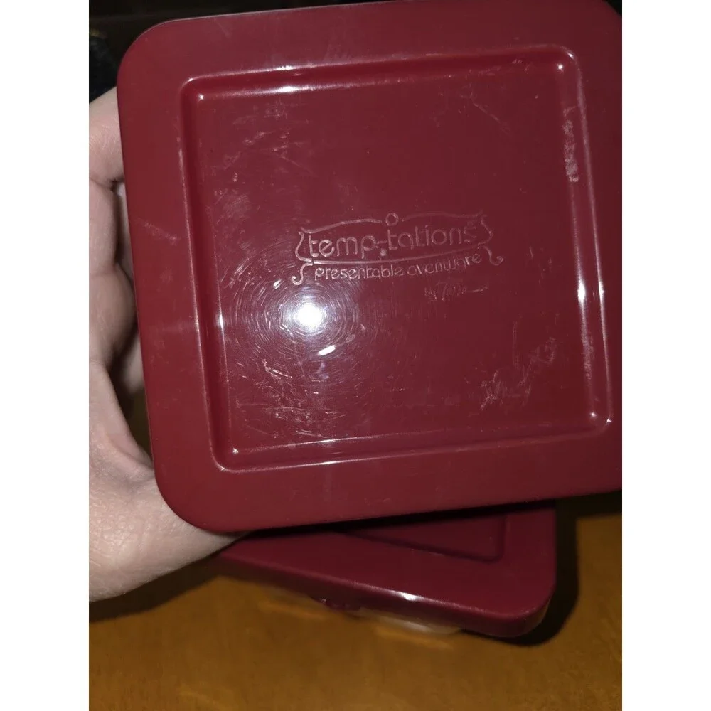 Temptations Old World Cranberry Ramekin 4
